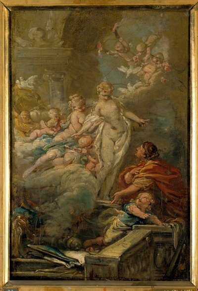 Pygmalion et Galatée Esquisse - Jean Baptiste Deshays