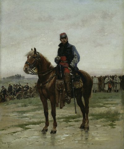 Un officier monté - Jean Baptiste Edouard Detaille