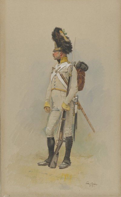 Un grenadier debout de la Garde municipale, 1891 - Jean Baptiste Edouard Detaille