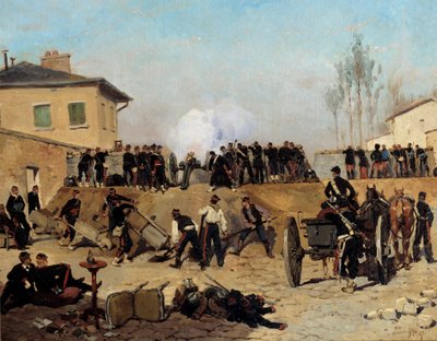 Siège de Paris : combat à Villejuif le 19/09/1870 - Jean Baptiste Edouard Detaille