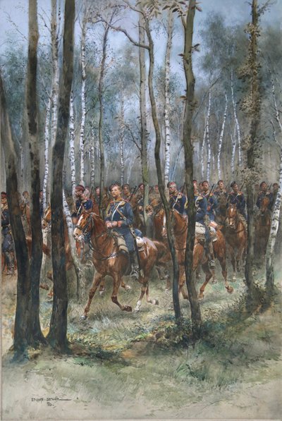 Soldats à cheval - Jean Baptiste Edouard Detaille