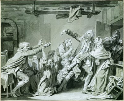 Un père maudit son fils ingrat - Jean Baptiste Greuze