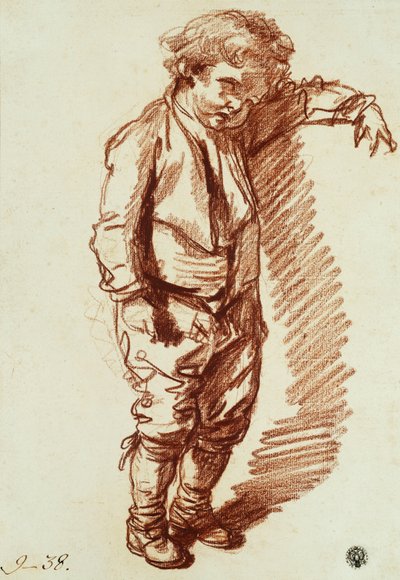 Un petit garçon debout - Jean Baptiste Greuze