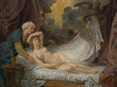 Égine visitée par Jupiter - Jean Baptiste Greuze