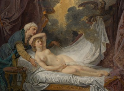 Égine visitée par Jupiter, vers 1767-69 - Jean Baptiste Greuze