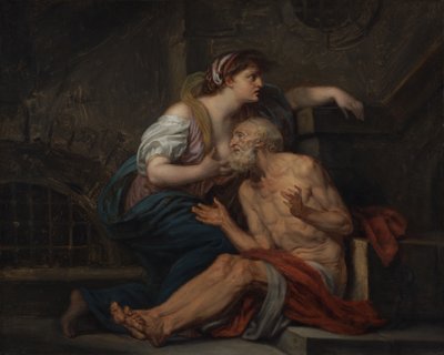 Cimon et Pero : "Roman Charity" (Charité romaine) - Jean Baptiste Greuze
