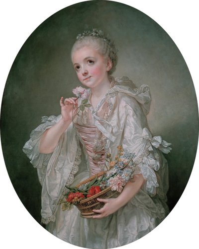 French: Portrait de Madeleine Barberie de Courteilles - Jean Baptiste Greuze