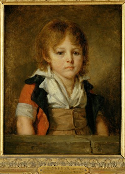M. Bertin enfant, plus tard peintre et journaliste ... - Jean Baptiste Greuze