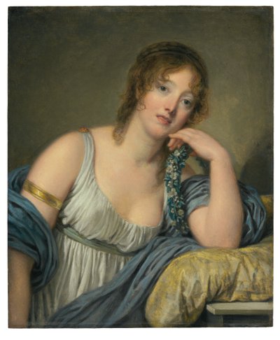 Portrait de Jeanne Philiberte Ledoux (1767-1840), mi-longueur - Jean Baptiste Greuze
