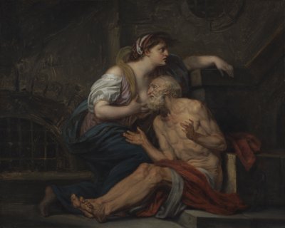 Simon et Pero, Charité romaine, vers 1767 - Jean Baptiste Greuze