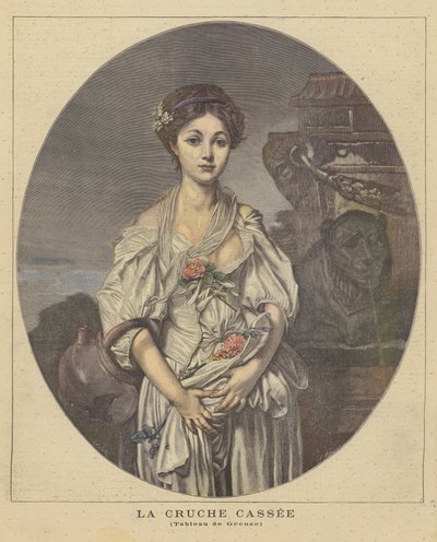 Le Pichet cassé - Jean Baptiste Greuze