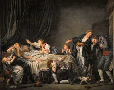 La Malédiction du père : Le fils puni - Jean Baptiste Greuze