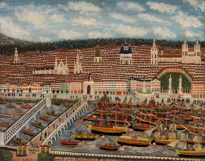 Vue de Bordeaux, 1884 - Jean Baptiste Guiraud