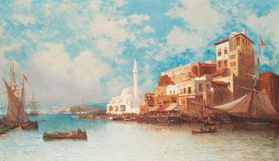 Port oriental - Jean Baptiste Henri Durand Brager