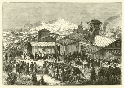 Poste de traite russe à Kashgar - Jean Baptiste Henri Durand Brager