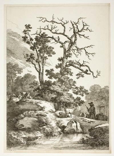 Scène bucolique - Jean Baptiste Huet