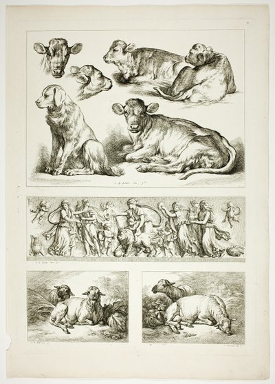 Planche 20 de 38 de Oeuvres de J. B. Huet - Jean Baptiste Huet