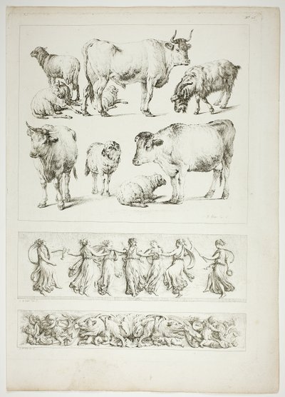 Planche 26 de 38 de Oeuvres de J. B. Huet - Jean Baptiste Huet