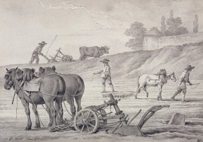 Labour des champs - Jean Baptiste Huet