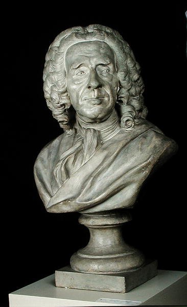 Buste de Bernard Le Bouyer de Fontenelle (1657-1757) - Jean Baptiste II Lemoyne
