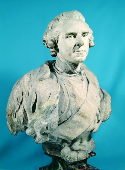 Buste de Maurice (1696-1750) Comte de Saxe - Jean Baptiste II Lemoyne