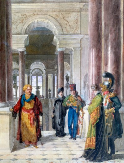 Exploration du musée, 1817 - Jean Baptiste Isabey