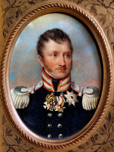 Portrait de Frédéric-Guillaume III de Prusse (1770-1840) roi de Prusse - Jean Baptiste Isabey