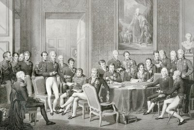 Participants au Congrès de Vienne en 1814-1815 - Jean Baptiste Isabey