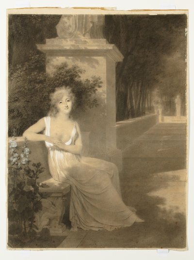 Portrait de Thérésa Tallien en muse de la poésie - Jean Baptiste Isabey