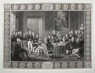 Le Congrès de Vienne, 1815 - Jean Baptiste Isabey