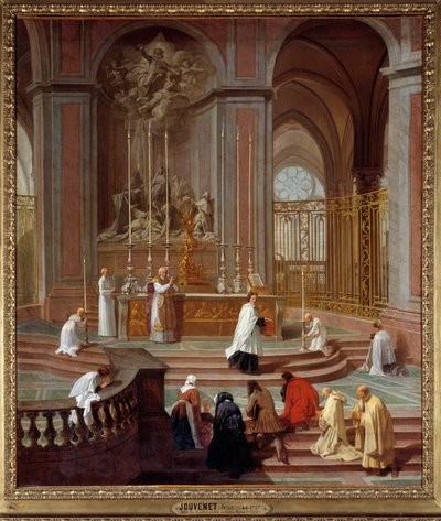 La messe du chanoine de La Porte ou le maître-autel de Notre-Dame de Paris - Jean Baptiste Jouvenet