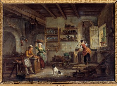 Intérieur de cuisine - Jean Baptiste Lallemand