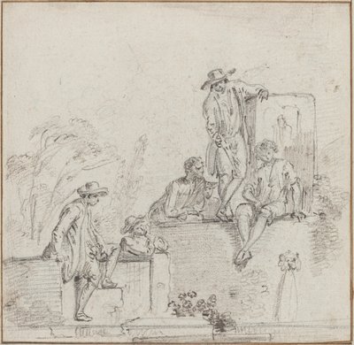 Figures assises autour d