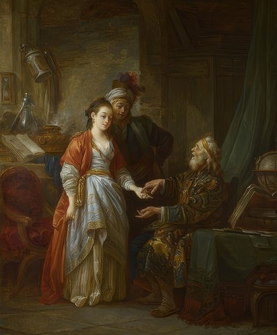 Le nécromancien. Vers 1775 - Jean Baptiste Le Prince