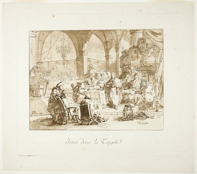 Jésus au Temple - Jean Baptiste Le Prince