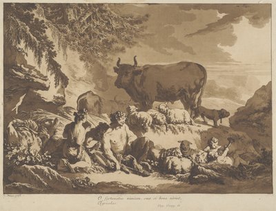 Ô combien les fermiers pourraient être extrêmement heureux, 1768 - Jean Baptiste Le Prince