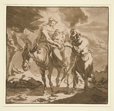 La Fuite en Égypte - Jean Baptiste Le Prince