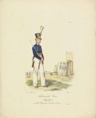 Adjudant du régiment suisse, 1820-1825 - Jean Baptiste Madou