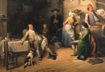 Pris en plein sieste, 1842 - Jean Baptiste Madou