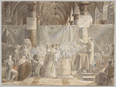 Un Baptême en France Révolutionnaire - Jean Baptiste Mallet