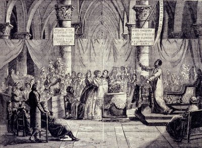 Baptême des membres de la secte Théophilanthropie entre 1796 et 1800 - Jean Baptiste Mallet