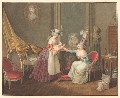 Le déjeuner de Fanfan - Jean Baptiste Mallet after Henri Nicolas van Gorp