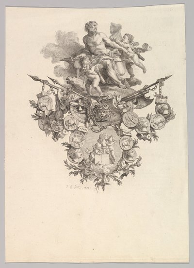 Vignette avec Héphaïstos et Putti, 1779 - Jean Baptiste Marie Huet