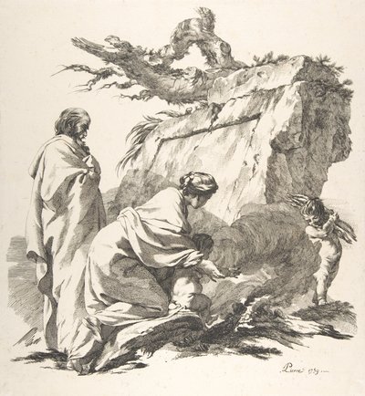Fuite en Égypte, 1759 - Jean Baptiste Marie Pierre