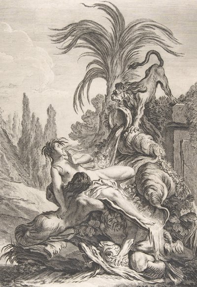 La Naïade effrayée, vers 1740 - Jean Baptiste Marie Pierre