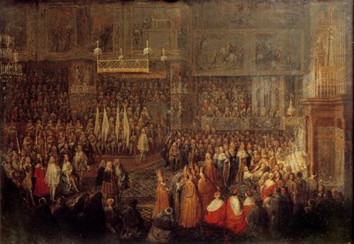 Sacre de Louis XV à la Cathédrale de Reims le 25/10/1722 - Jean Baptiste Martin