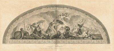 La Hollande Cintre du Salon de la Paix en face des Appartements de la Reine [pl. 48] - Jean Baptiste Masse