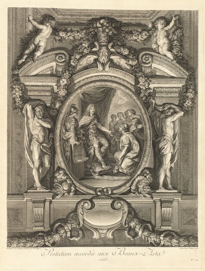 Protection accordée aux beaux-arts 1663 [pl. 24] - Jean Baptiste Masse