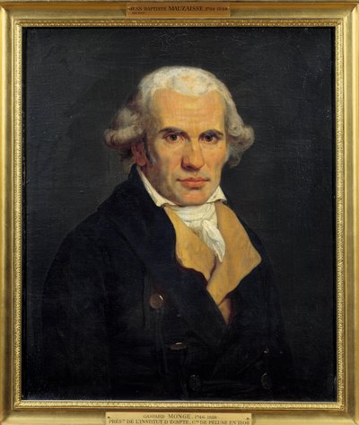 Portrait de Gaspard Monge, Comte de Peluse (1746 - 1818), mathématicien français - Jean Baptiste Mauzaisse