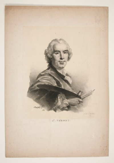 Portrait de Joseph Vernet - Jean Baptiste Mauzaisse